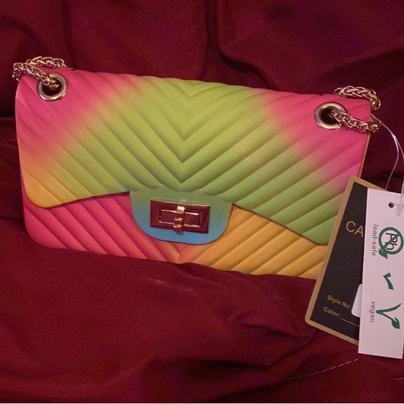 Multicolored summer/ spring, fun handbag! - Picture 1 of 8